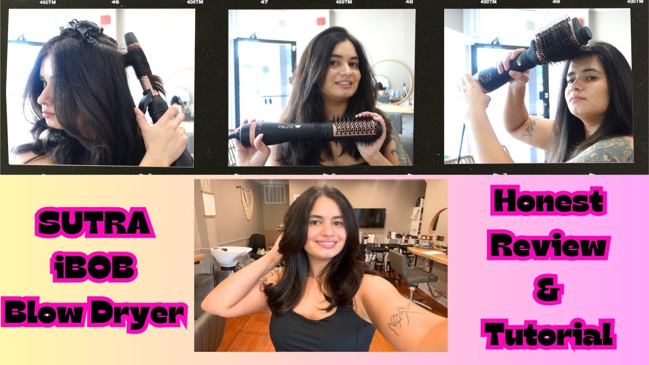 SUTRA INTERCHANGEABLE BLOW DRY BRUSH iBob - HONEST REVIEW & TUTORIAL