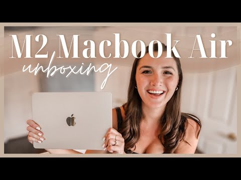 NEW M2 MacBook Air 2022 Unboxing & Review!