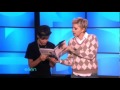 Justin Bieber's Unexpected Appearance on Ellen DeGeneres Show (11/03/2010)