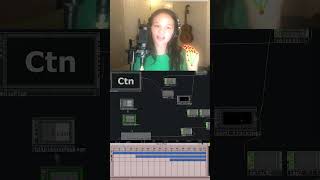controlling harmonies with hand placement #ableton #producer #touchdesigner @KateBrunotts