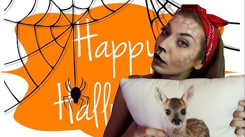 Halloween makeup tutorial - Bambi / Halloweenska maska
