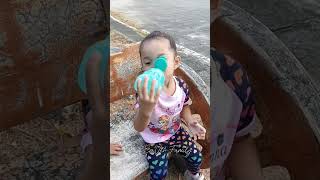 Her bottle is empty and she wants to drink water 😥🥵  Always do good #shorts #emverfamily