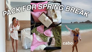 PACK WITH ME FOR SPRING BREAK  *chaotic mess*