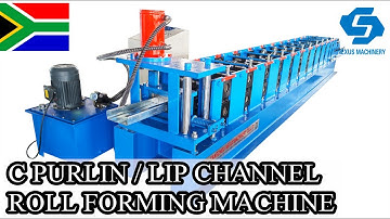 How to change size of C PURLIN roll forming machine?