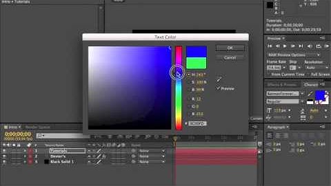 How to Make a Professional Intro in After Effects CS6, CC