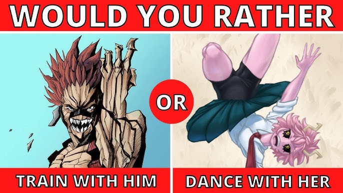 Would You Rather, Anime Quiz