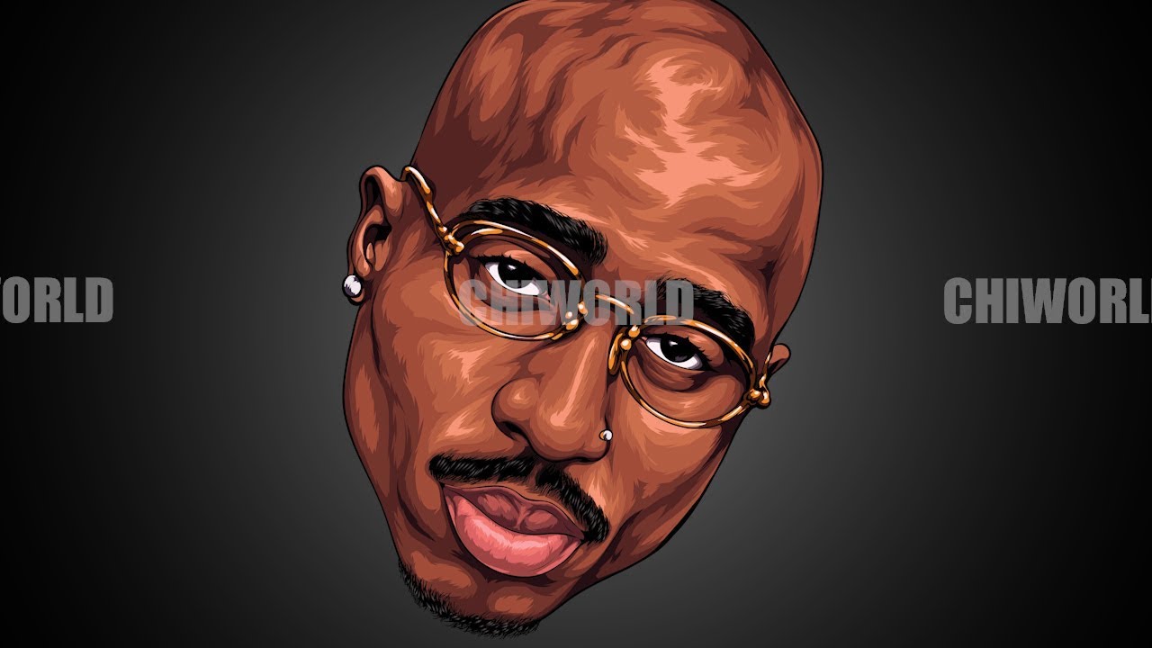 tupac cartoon