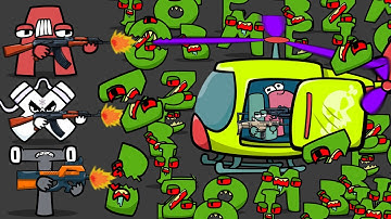 Alphabet Lore Lots VS ZOMBIES - Massive Attack