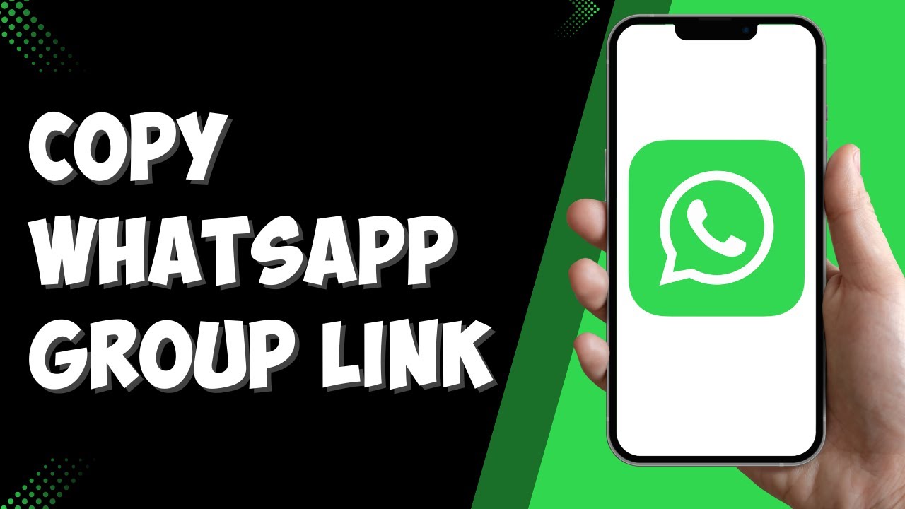 How To Copy Whatsapp Group Link