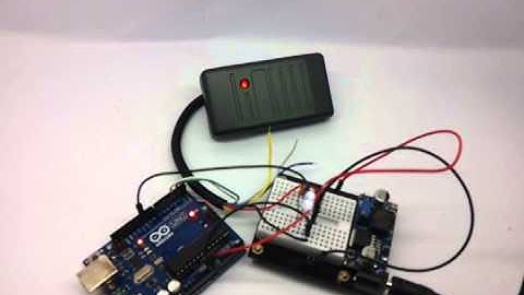 RFID Reader interfaced with Arduino (Demo purposes)