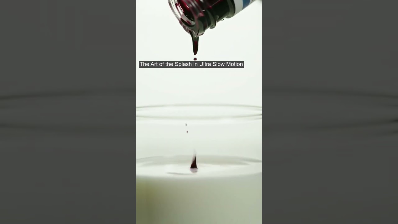 The Art of the Splash in Ultra Slow Motion