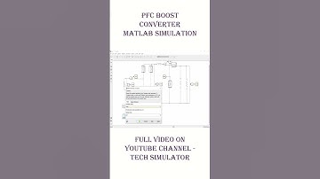 PFC BOOST CONVERTER MATLAB SIMULATION #shorts
