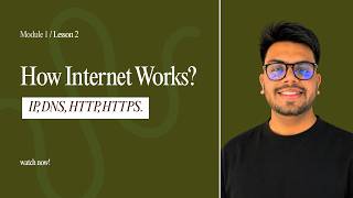 How Internet Actually Works: IP, DNS, HTTP, HTTPS Explained Step-by-Step | Module 1 Lesson 2