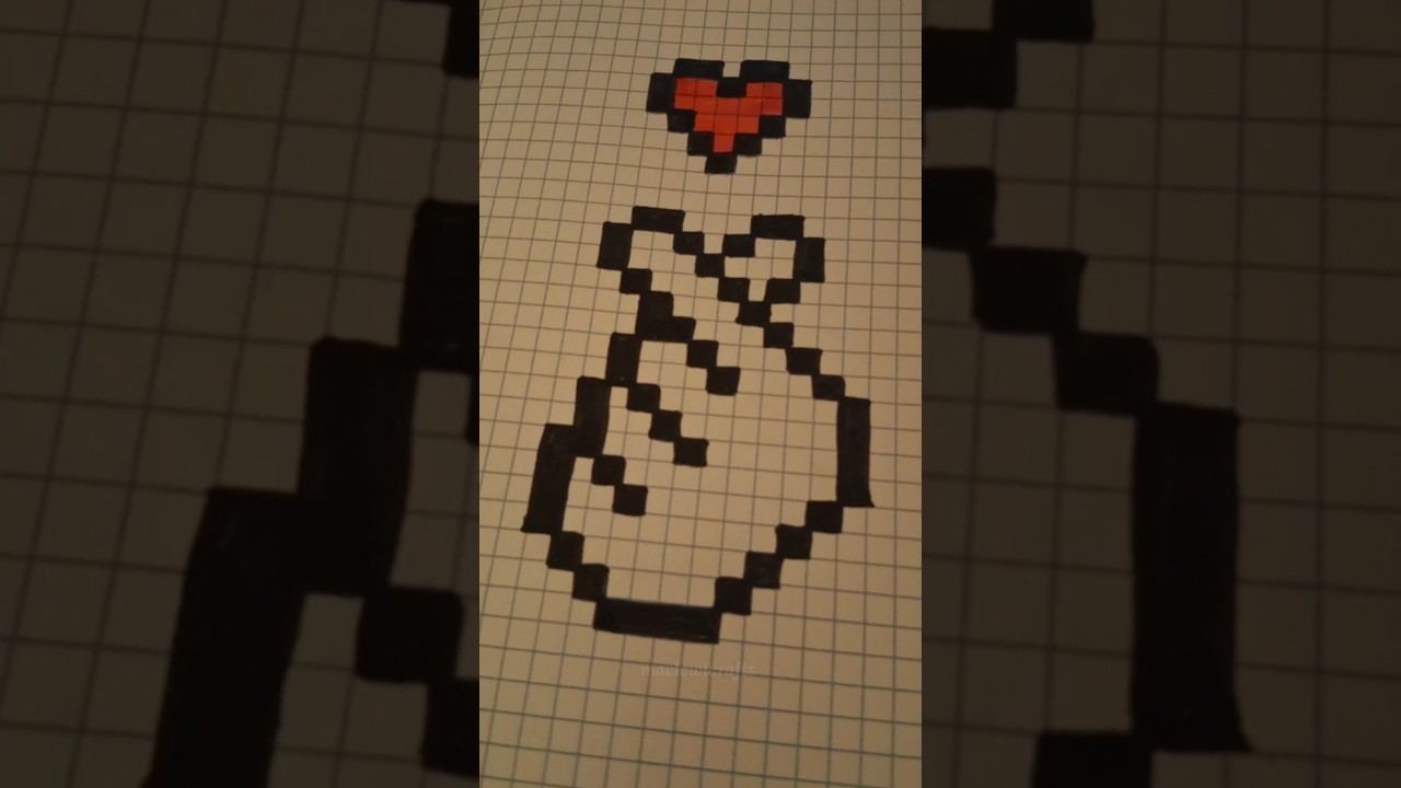 Pixel Art Corazón 