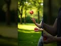 can you juggle 3 Apples in 5 seconds?