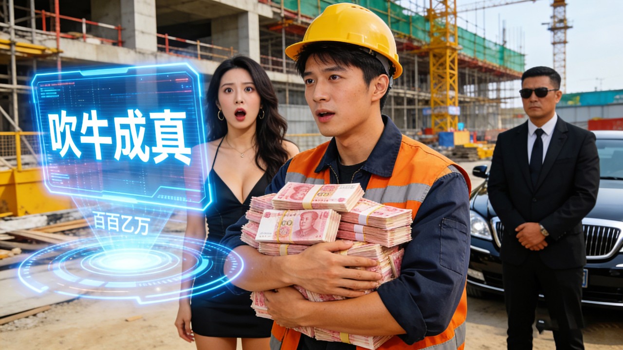 [Multi SUB] （全集）农民工绑定“吹牛成真”系统！包工头吹牛发工资，他真收到百万现金；同学吹牛有公司，他真成股东。豪车豪宅全到手，总裁校花都青睐#最火短剧推荐 #短剧全集 #精彩大陆短剧