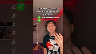 How many bachata songs do you know 🇩🇴😎 screenshot 5