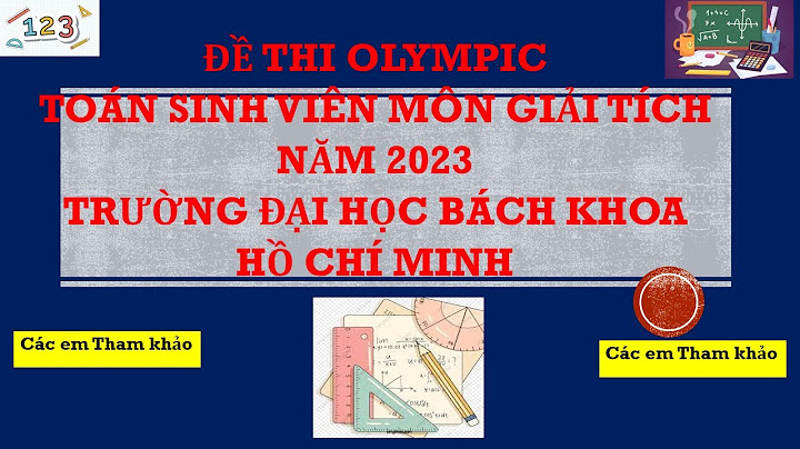Dđề thi olympic hóa cho sinh viên năm 2023 năm 2024