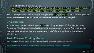 How to Dynamically Locate Incrementing XPath Elements in Selenium Scripts