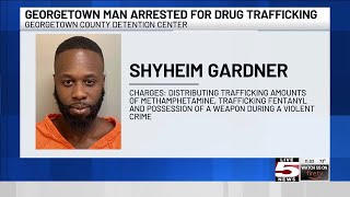 VIDEO: Georgetown Co. man arrested and charged with distributing methamphetamine
