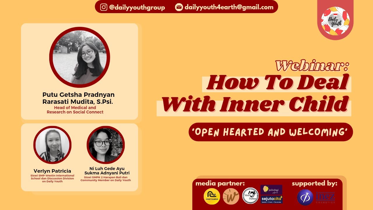 Webinar How To Deal With Inner Child Open Hearted And Welcoming 