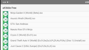 XBox360 aX360e Emulator Android Add New Games And Grand Theft Auto - San Andreas Gameplay