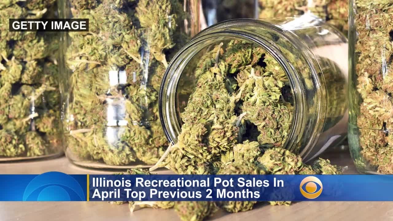 Illinois Recreational Pot Sales In April Top Previous 2 Months