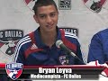 Bryan Leyva Firma con el FC Dallas
