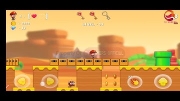 Game Super Mano Bros Jungle World Level 11 Three keys Walkthrough