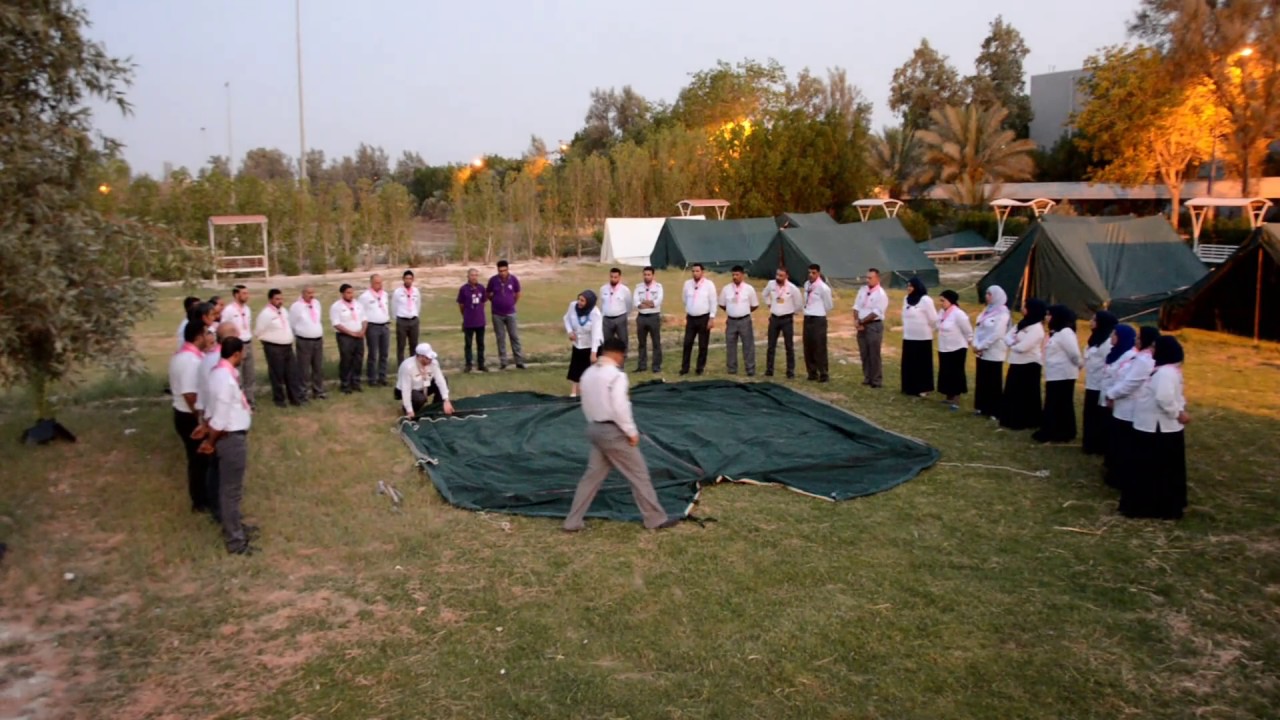 محاضرة نصب الخيمة عملي للقائدة رغد محمد بهجت  لدارسي الشارة الخشبية في واسط.
يفوتكم الفديو🏊