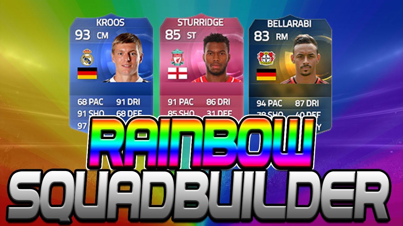 FIFA 15 500k RAINBOW HYBRID SQUADBUILDER! w/ TOTY KROOS, PINK STURRIDGE & TOTS BELLARABI
