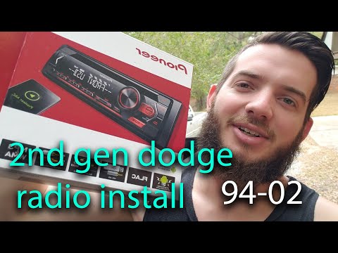 2nd Gen Dodge Ram Radio Install Timelapse / 1994 - 2002 Dodge Radio Install