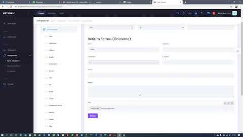Asp.Net Core 3.1 ile yaptığımız çok amaçlı dinamik form oluşturma ve kullanım şekli