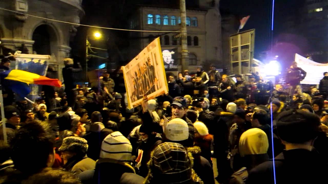 Bucuresti, proteste in 19 ianuarie, Bucharest, protests