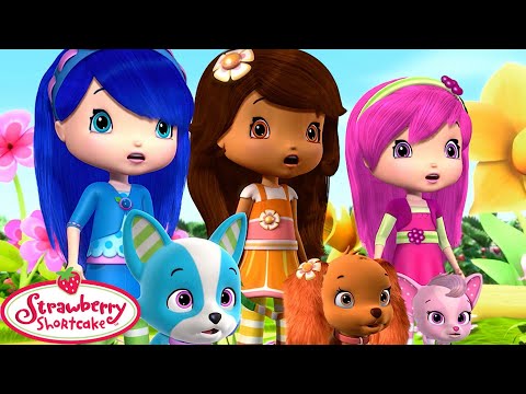 Berry Bitty 🍓 The Mystery of the Disappearing Dogs! 🍓 Cartoons for Kids 🍓 Strawberry Shortcake