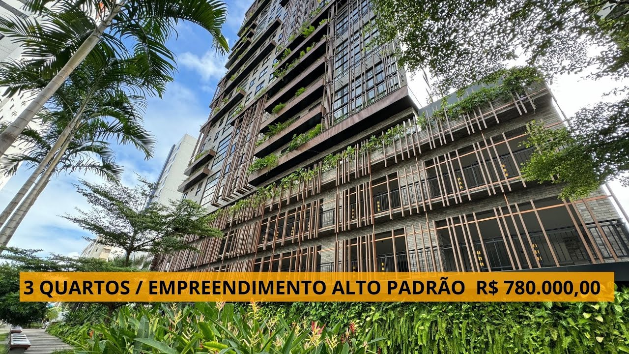 APARTAMENTO 3 QUARTOS EM TAMBAÚ, JOÃO PESSOA-PB. ALTO PADRÃO, A POUCOS METROS DA ORLA. R$ 780 MIL