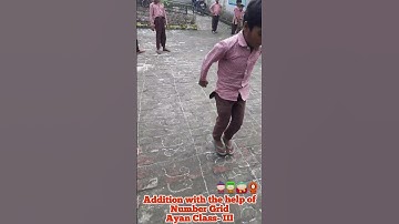 Addition with the help of Number Grid Ayan Class- 3 Nipun Bharat Mission #nipunbharat