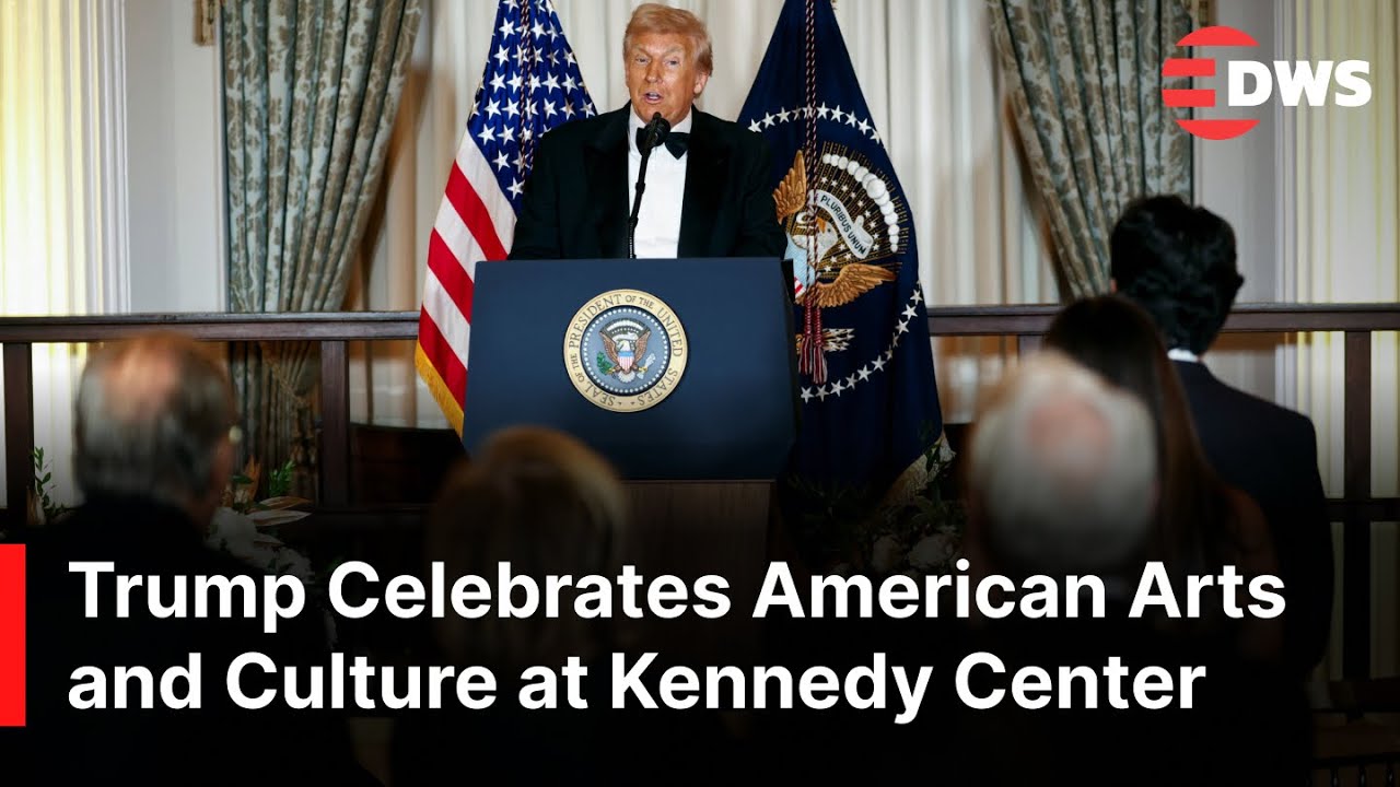 ПОЛНАЯ РЕЧЬ: Президент Трамп выступает на торжественном ужине в честь награждения в Кеннеди-центр...