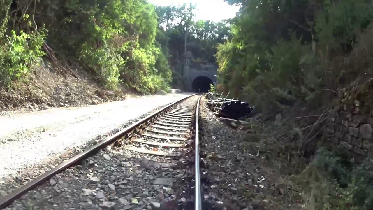 Cabview drezyną odcinek Küllstedt-Langenfeld   Kanonenbahn