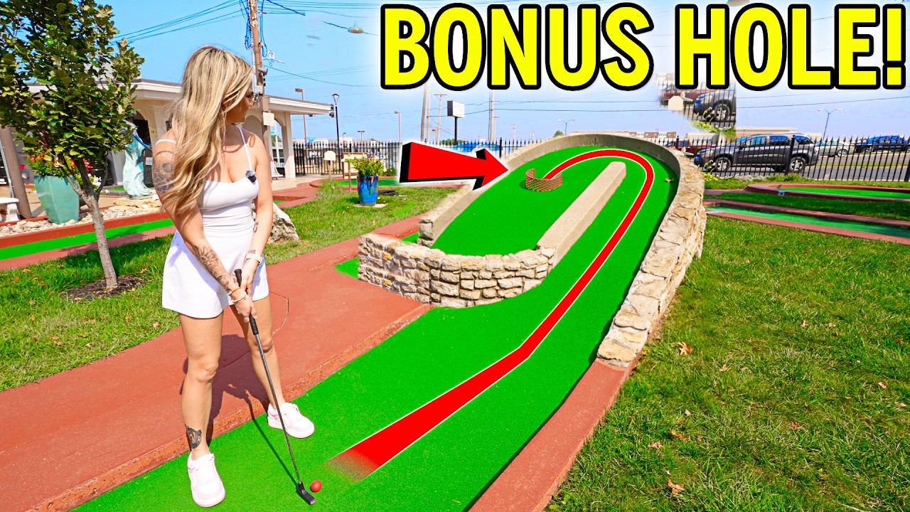 This Mini Golf Course Has BONUS Hole In One Secrets!