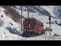 2001-02 FO [SDw] Bahnhof Tschamut Selva, classic FO in winter - HGe 4/4 I, HGe 4/4 II and more..