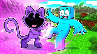 Todo lo que CATNAP Toca se Vuelve MORADO en Minecraft