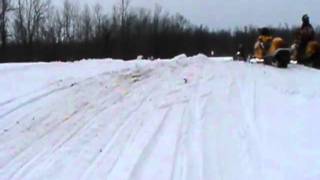 snowmobile jumping bail
