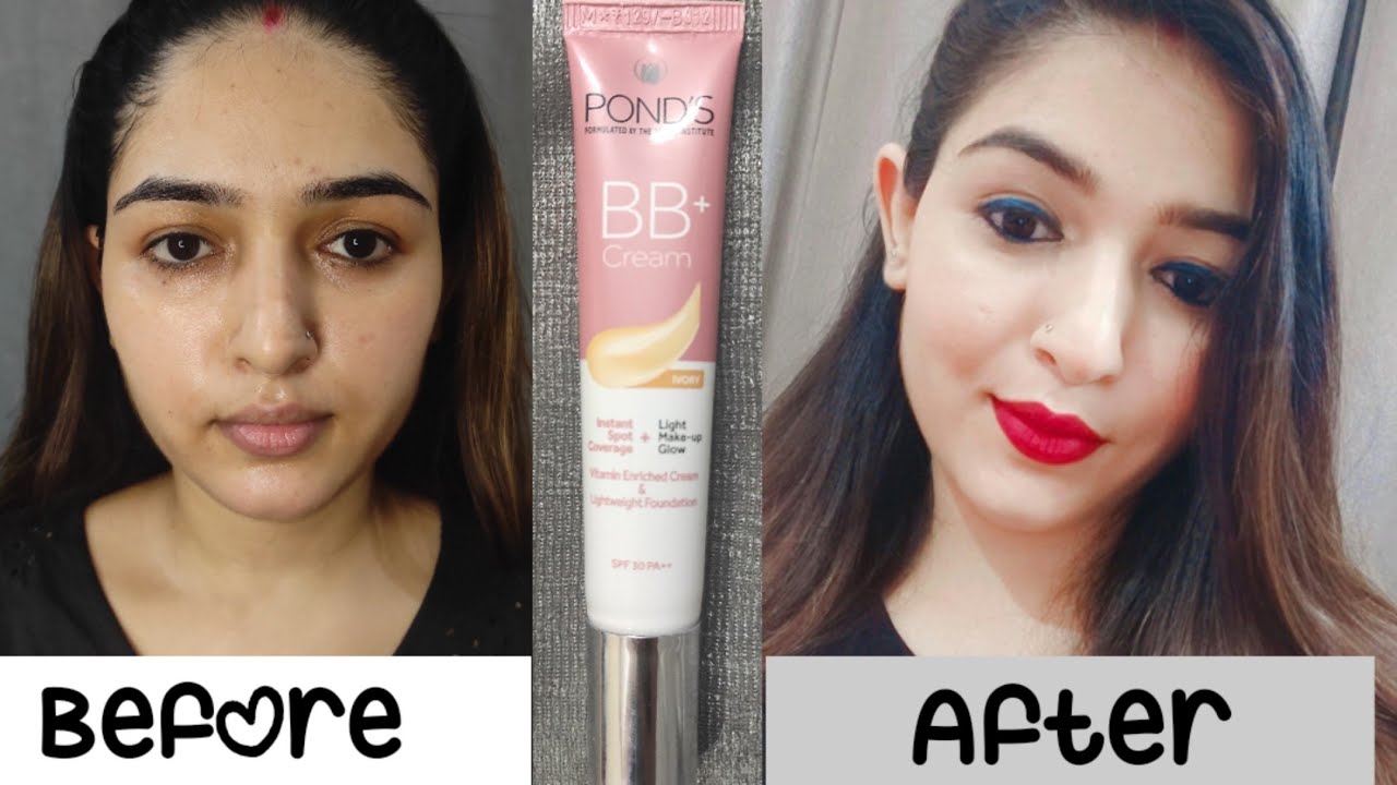 Ponds bb cream Makeup tutorial Everyday makeup look with bb cream bb cream se makeup kaise