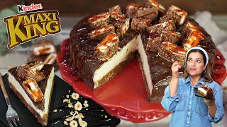 Leckerste No Bake MAXI KING Torte 🤤 Karamell Nuss Torte mit Kinder Maxi King OHNE Backen