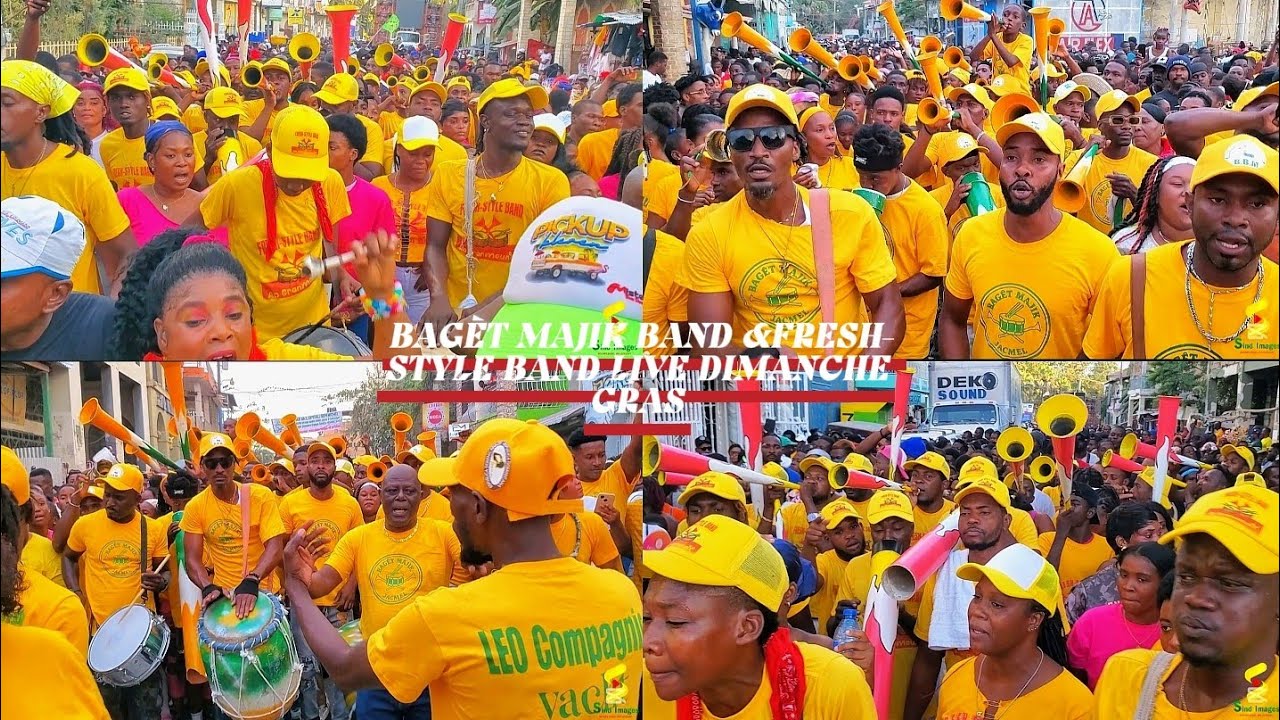 BAGÈT MAJIK BAND & FRESH-STYLE BAND LIVE SUNDAY SHRIMP CARNIVAL 2026 JACMEL HAITI