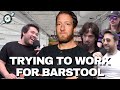 Working for Barstool Sports! (P Boiz Podcast Clip)