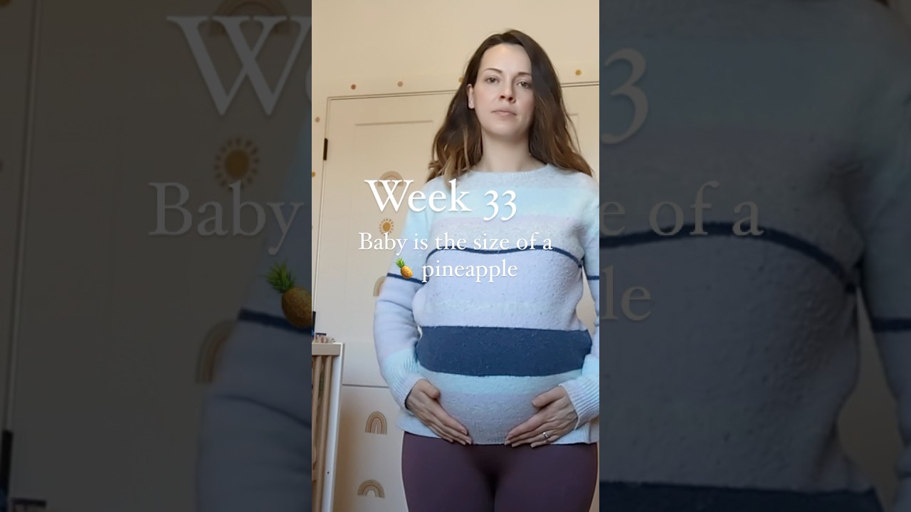 33 weeks pregnant baby development