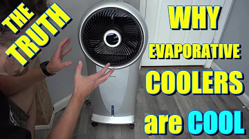 What is the difference between a Room fan and a Portable Evaporative cooler (Swamp cooler) Newair