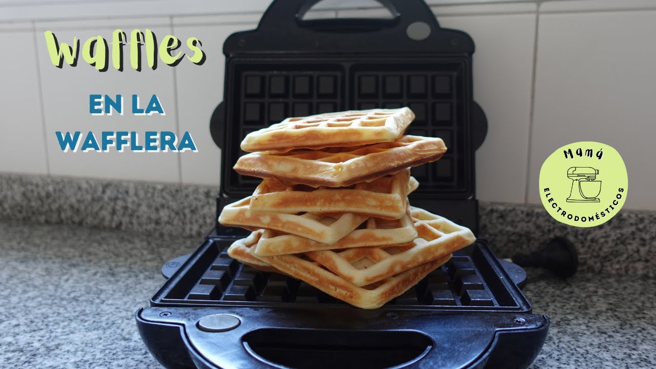 Cómo Usar La WAFFLERA - (Waffles dulces/salados) - YouTube